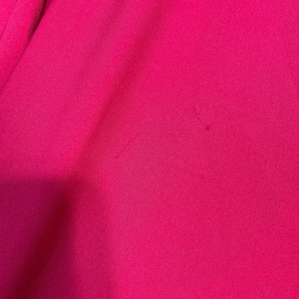 J. Crew Women's Pink Ruffle Front‎ Long Sleeve V Neck Blouse Shirt Top - Size S